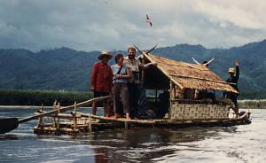 At Kok River (Maenam Kok), Chiang Rai Province, Northern Thailand 