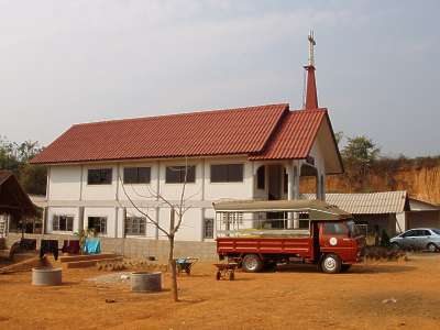 Methodist Church in Chiang Saen,  Chiangrai Province,  North Thailand